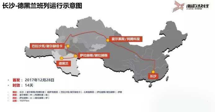 中国到伊朗铁路运输