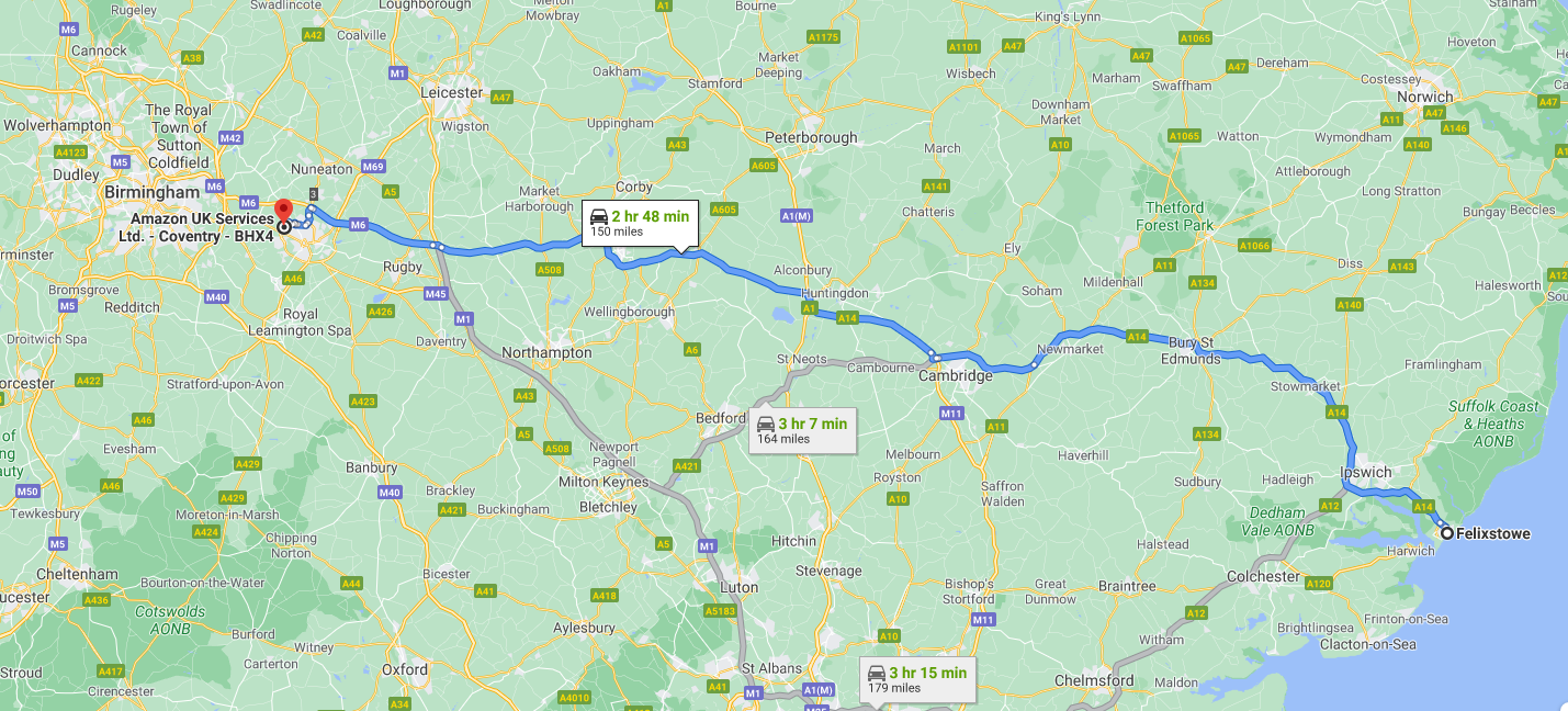 英國 Amazon FBA 倉庫 bhx4
